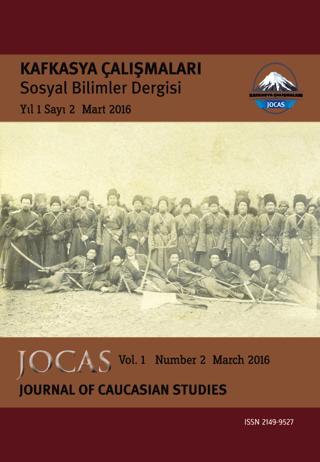 Kafkasya Çalışmaları Sosyal Bilimler Dergisi Yıl:1 Sayı:2 Mart 2016 | Kafkasya Dergisi (Ciltsiz)  - Resim 1