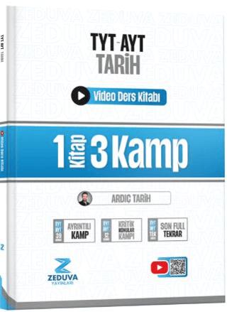 Tarih TYT - AYT Tarih 1 Kitap 3 Kamp Video Ders Kitabı
