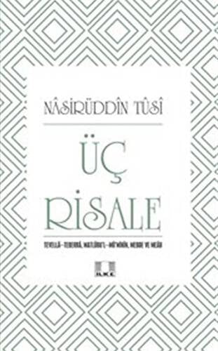 Üç Risale - Nasiruddin Tusi kitap kapağı