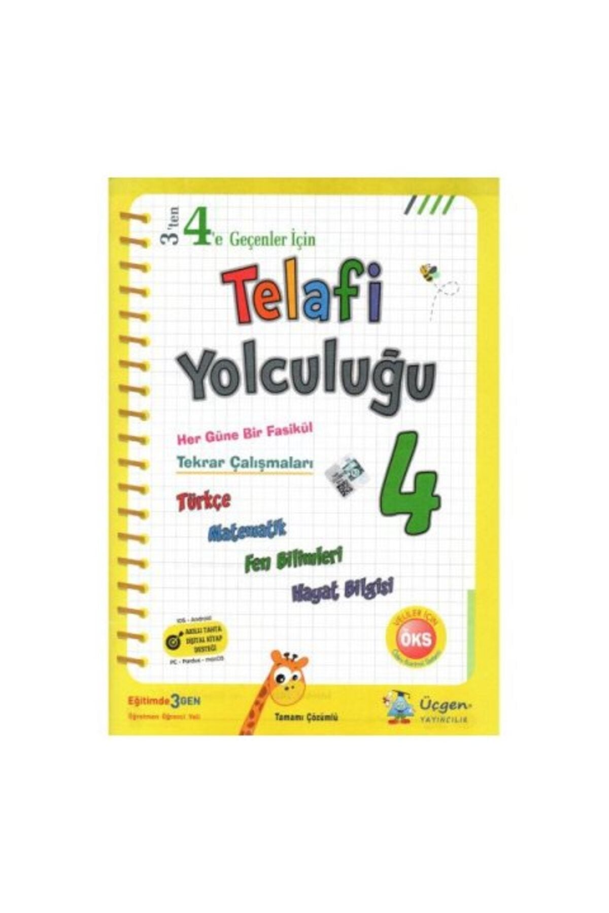 Üçgen Yayınları 4. Sınıf Tüm Dersler Telafi Yolculuğu - Kolektif kitap kapağı