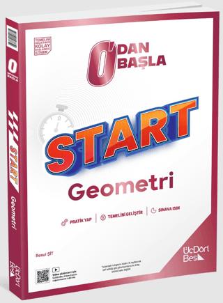 0'dan Başla Start Geometri Soru Bankası | Üç Dört Beş Yayınları (Ciltsiz)  - Resim 1