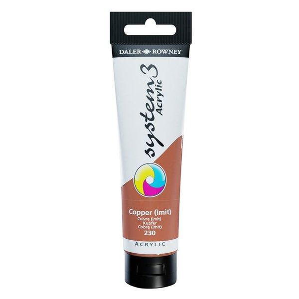 Daler Rowney System 3 Original Akrilik Boya 150 ml Bakır