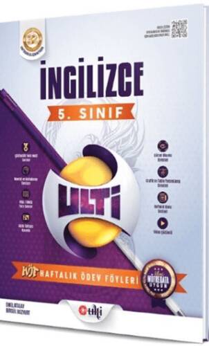 Ulti Yayınları 5. Sınıf İngilizce Haftalık Ödev Föyleri - Kolektif kitap kapağı