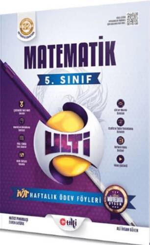 Ulti Yayınları 5. Sınıf Matematik Haftalık Ödev Föyleri - Kolektif kitap kapağı