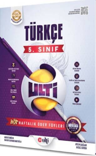 Ulti Yayınları 5. Sınıf Türkçe Haftalık Ödev Föyleri - Kolektif kitap kapağı