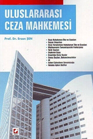 Uluslararası Ceza Mahkemesi - Prof. Dr. Ersan Şen kitap kapağı