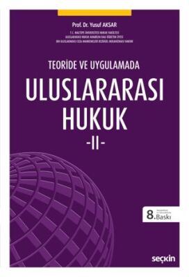 Uluslararası Hukuk - II - Yusuf Aksar kitap kapağı