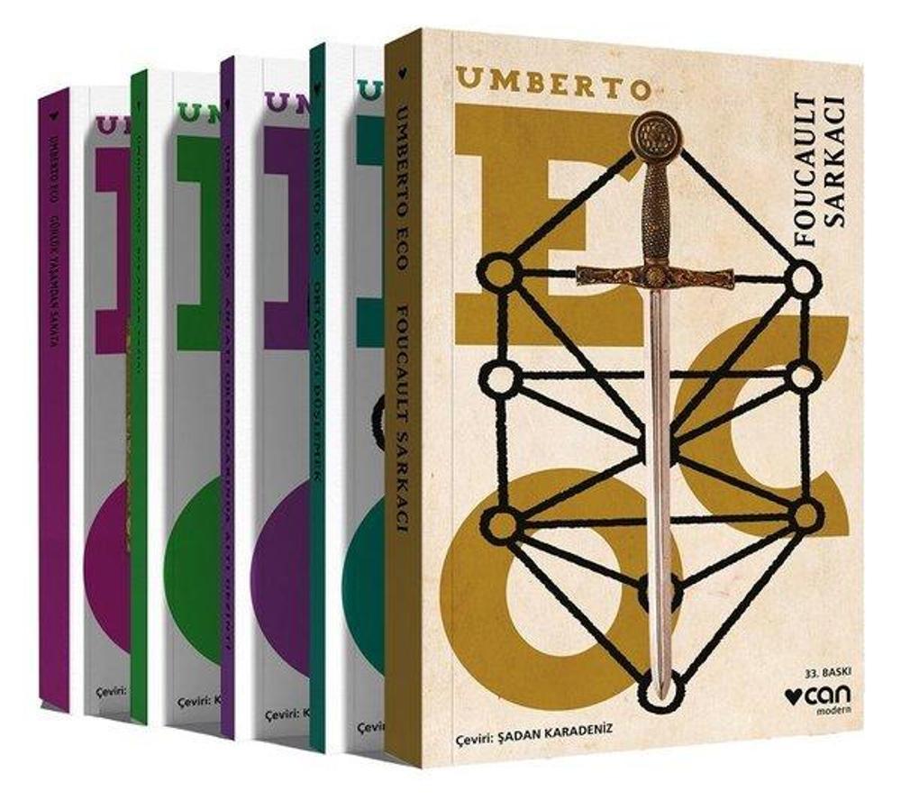 Umberto Eco 2.Seti - 5 Kitap Takım | Can Yayınları