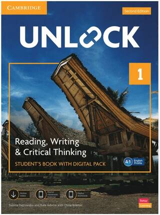 Unlock 1 Reading - Writing and Critical Thinking Student`s Book with Digital Pack - Sabina Ostrowska kitap kapağı
