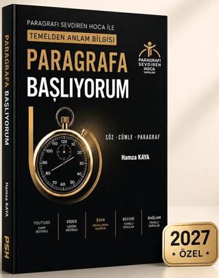 Paragrafa Başlıyorum Temelden Anlam Bilgisi | Paragrafı Sevdiren Hoca Yayınları (Ciltsiz)  - Resim 1