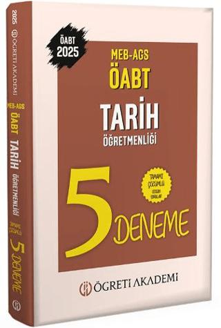 2025 MEB AGS ÖABT Tarih Öğretmenliği Tamamı Çözümlü 5 Deneme