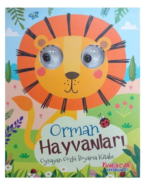 Orman Hayvanları - Oynayan Gözlü Boyama Kitabı | Yumurcak Yayınları (İnce Kapak)  - Resim 1