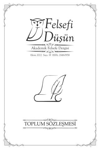 Felsefi Düşün Akademik Felsefe Dergisi Sayı: 19 - Ekim 2022 | Pinhan Yayıncılık (Ciltsiz)  - Resim 1