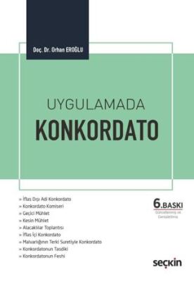 Uygulamada Konkordato - Orhan Eroğlu kitap kapağı