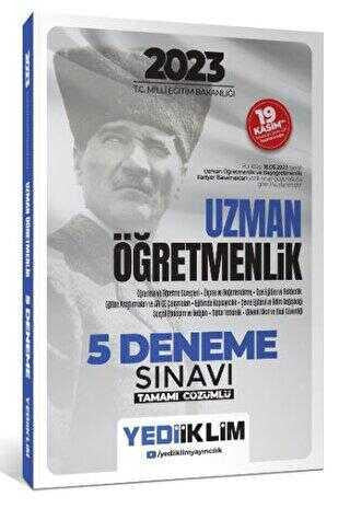 Uzman Öğretmenlik 5 Deneme Sınavı 2023 - Kolektif kitap kapağı