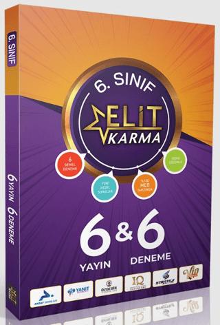 6. Sınıf Elit Karma 6 Yayın 6 Deneme | Elit Karma Yayınları (Ciltsiz)  - Resim 1
