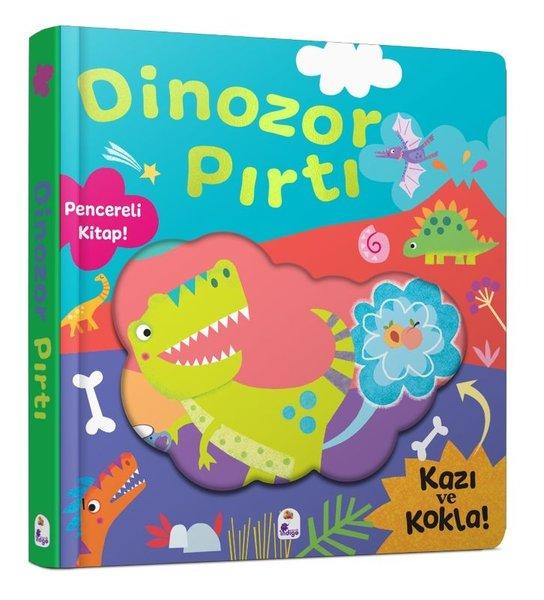 Dinozor Pırtı - Pencereli Kitap! Kazı ve Kokla! | İndigo Çocuk (İnce Kapak)  - Resim 1