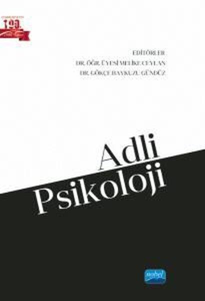 Adli Psikoloji | Nobel Akademik Yayıncılık (İnce Kapak)  - Resim 1
