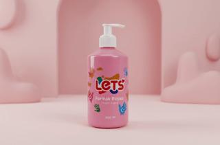 Let’s Parmak Boyası Pembe 500 ml | Lets - Resim 1