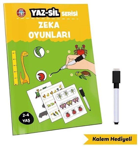 Çocuk Akademi Yaz Sil Serisi Zeka Oyunları | Çocuk Akademi Yayınları (İnce Kapak)  - Resim 1