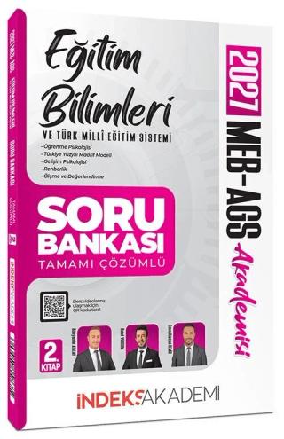 2027 MEB-AGS Akademisi Eğitim Bilimleri ve Türk Milli Eğitim Sistemi Soru Bankası 2. Kitap | İndeks Akademi Yayıncılık (Ciltsiz)  - Resim 1