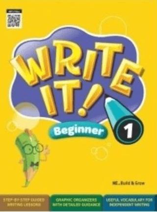 Write It! Beginner 1 | Build and Grow Publishing (Ciltsiz)  - Resim 1