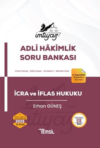 İmtiyaz İcra ve İflas Hukuku Soru Bankası | Temsil Kitap (Ciltsiz)  - Resim 1