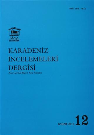 Karadeniz İncelemeleri Dergisi Sayı: 12 | Serander Yayınları (Ciltsiz)  - Resim 1