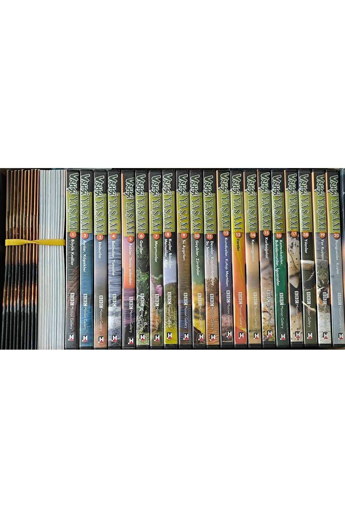Vahşi Yaşam Belgesel Seti - 20 Dvd - 20 Kitapçık, Tam Takım (Bbc Motion Gallery) kitap kapağı