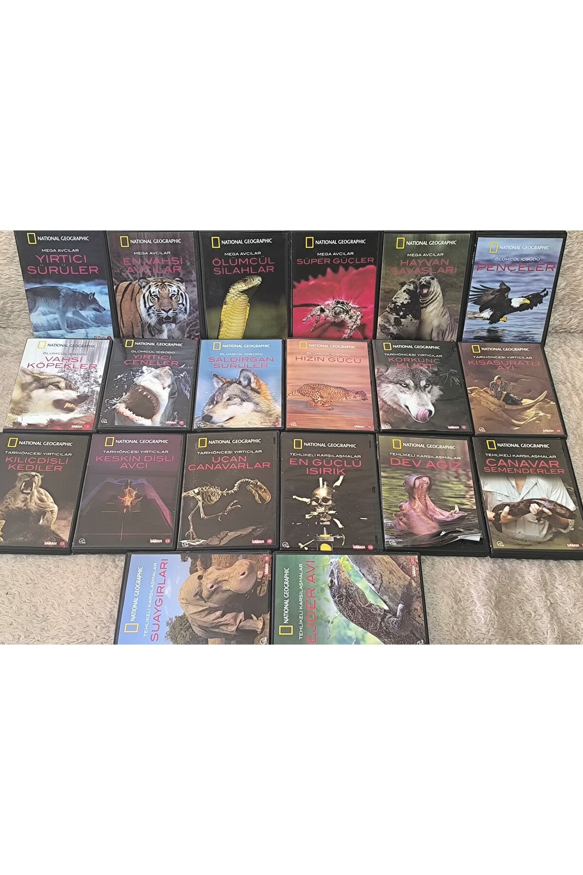 Vahşi Yaşam Koleksiyonu Natio. Geograph İc / 20 Dvd Tam Set kitap kapağı