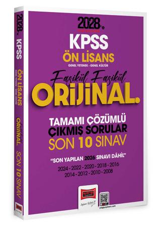 2028 KPSS Ön Lisans GK GY Fasikül Fasikül Orijinal Tamamı Çözümlü Çıkmış Son 10 Sınav | Yargı Yayınevi (Ciltsiz)  - Resim 1