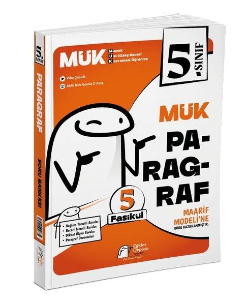 5. Sınıf Mük Paragraf Fasikül Soru Bankası | Eğitim Deposu (İnce Kapak)  - Resim 1