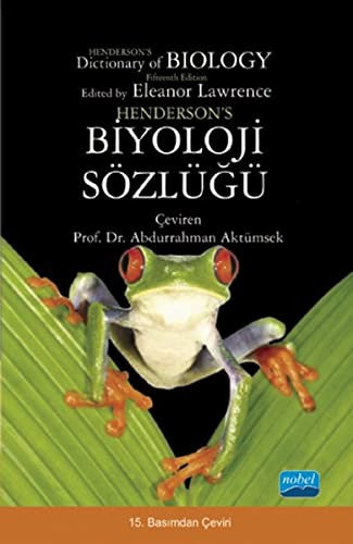 Henderson's Biyoloji Sözlüğü | Nobel Akademi Yayıncılık