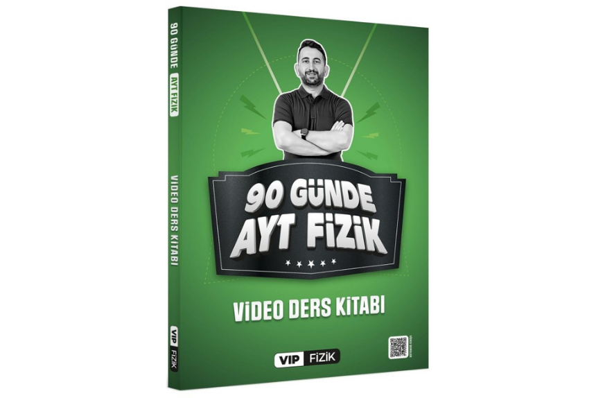 VİP Fizik 90 Günde AYT Kampı Video Ders Kitabı KR Akademi kitap kapağı
