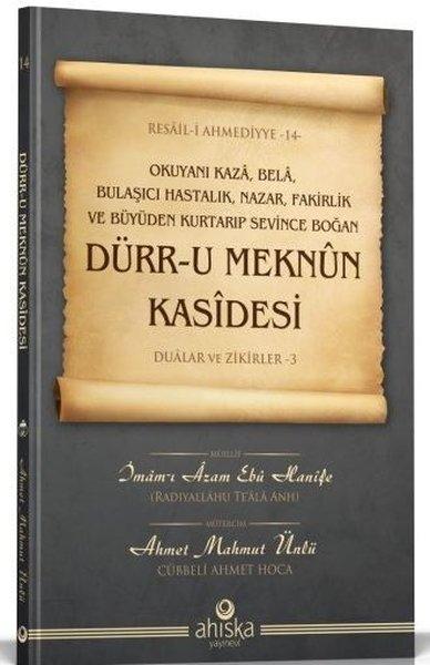 Dürru Meknün Kasidesi | Ahıska Yayınevi (İnce Kapak)  - Resim 1
