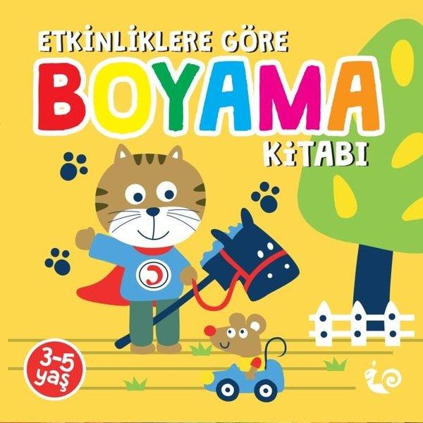 Etkinliklere Göre Boyama Kitabı - Sarı | Çikolata Yayınevi (İnce Kapak)  - Resim 1