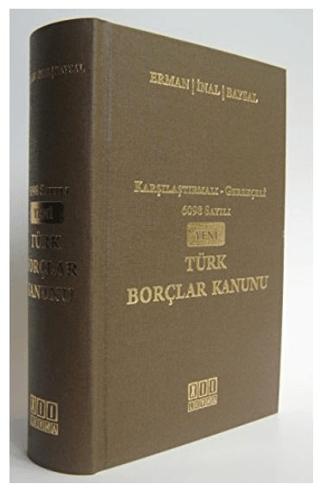 6098 Sayılı Yeni Türk Borçlar Kanunu | On İki Levha Yayınları (Ciltli)  - Resim 1