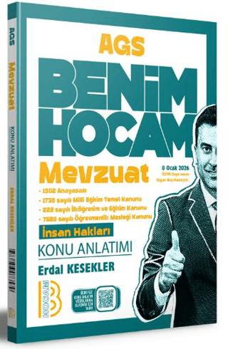 2026 KPSS AGS Mevzuat Konu Anlatımı | Benim Hocam Yayınları (Ciltsiz)  - Resim 1