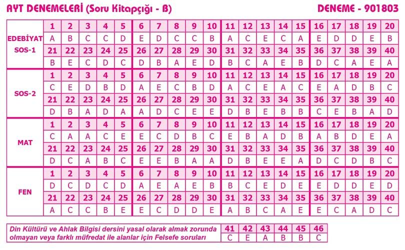 AYT Denemesi B Kitapçık 901803 Karekök Yayınları | Karekök Yayınları - Resim 2