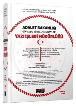 GYS Adalet Bakanlığı Yazı İşleri Müdürlüğü Konu Anlatımı ve 1000 Soru Görevde Yükselme | Savaş Yayınevi (Ciltsiz)  - Resim 1