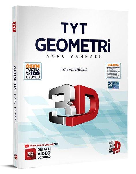 TYT Geometri Soru Bankası | 3D Yayınları (İnce Kapak)  - Resim 1
