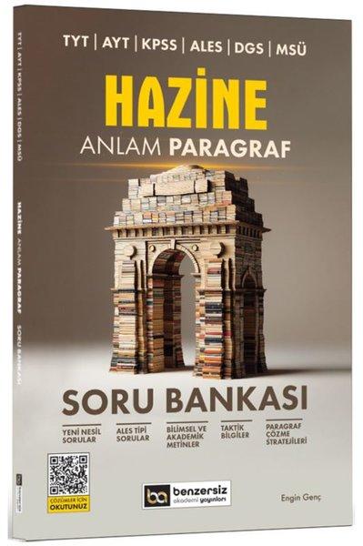 TYT AYT KPSS ALES DGS MSÜ Hazine Anlam Paragraf Soru Bankası | Benzersiz Akademi Yayınları (İnce Kapak)  - Resim 1