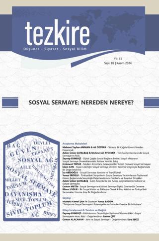 Tezkire 89. Sayı | Tezkire Dergisi (Ciltsiz)  - Resim 1