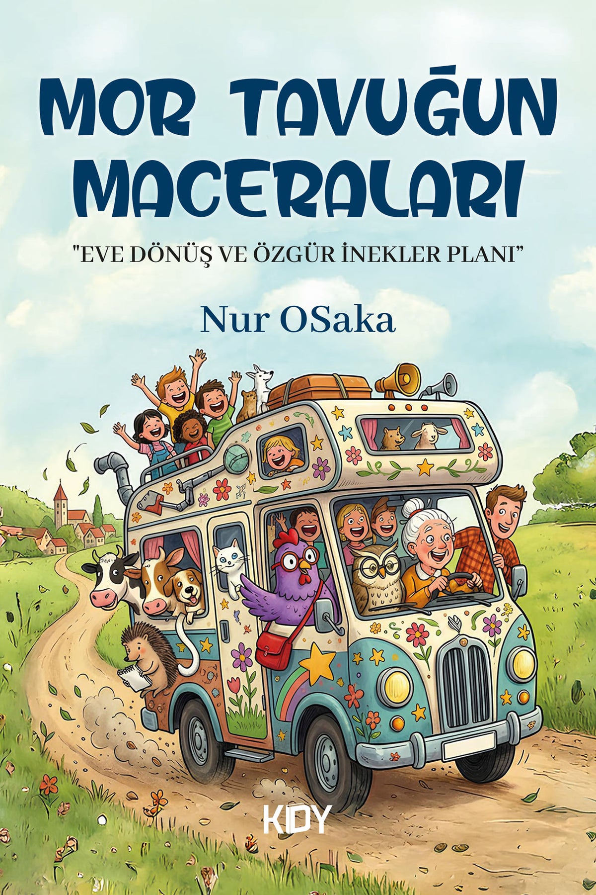 Mor Tavuğun Maceraları - Nur Osaka kitap kapağı