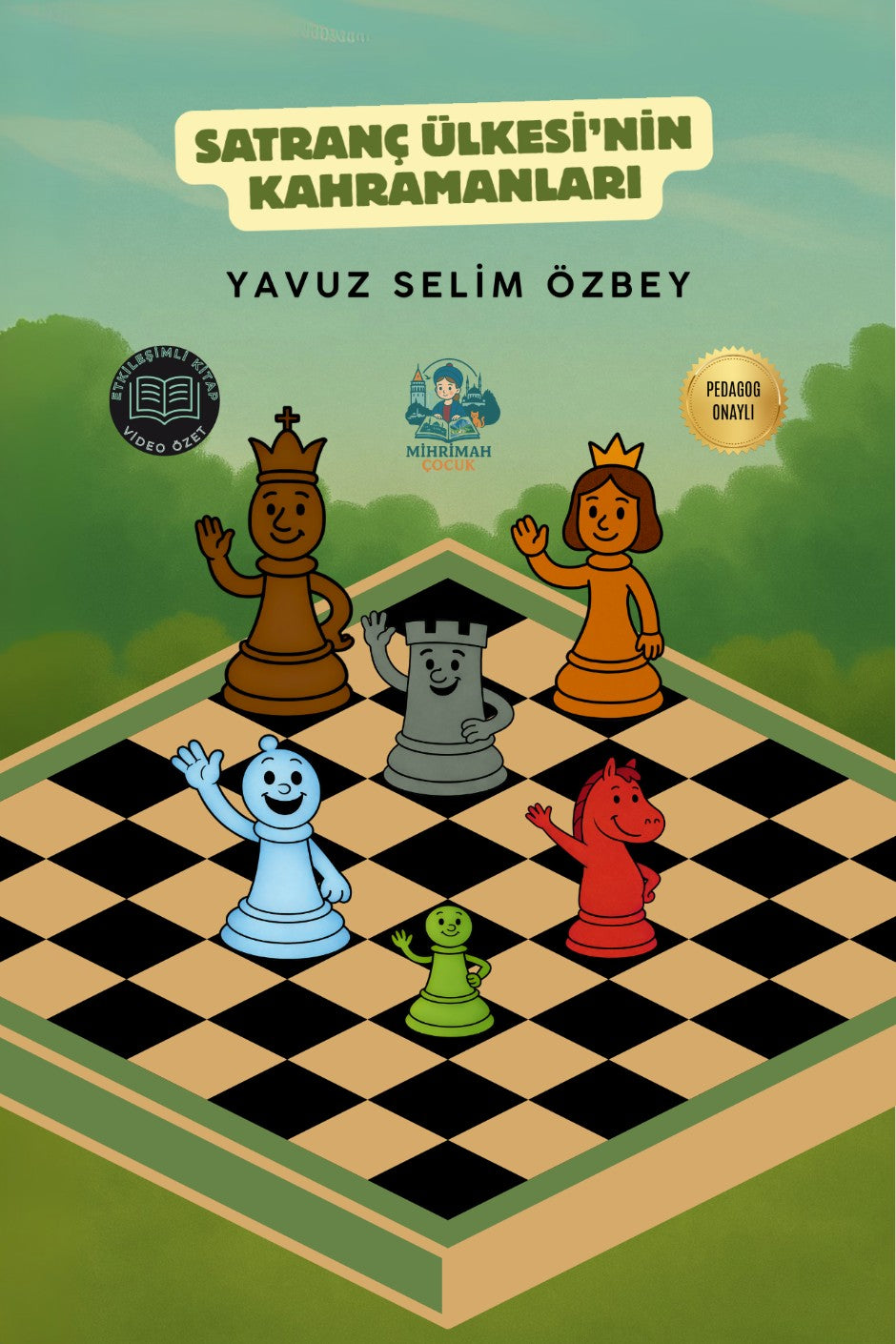 Satranç Ülkesi'nin Kahramanları - Yavuz Selim Özbey kitap kapağı