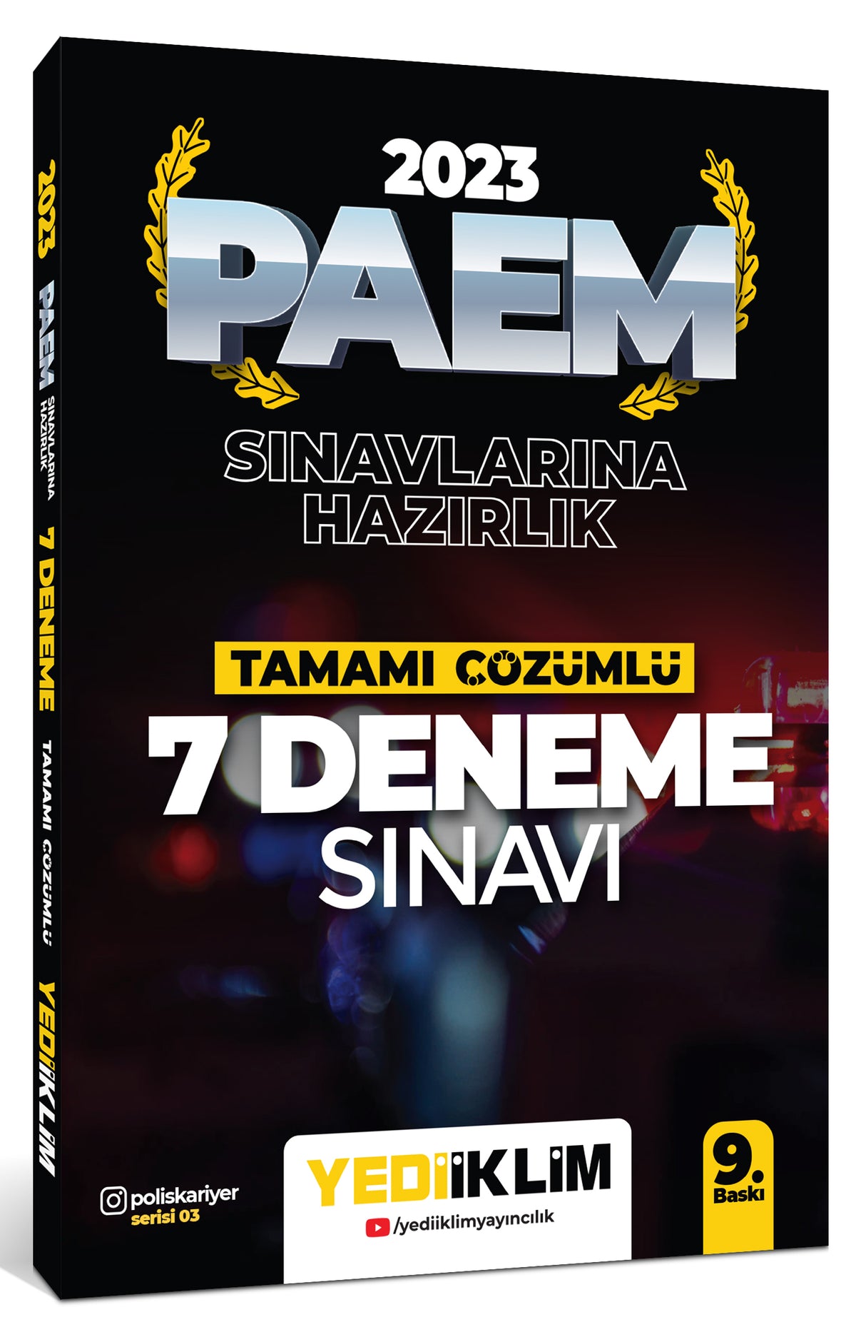 2023 PAEM Sınavlarına Hazırlık Tamamı Çözümlü 7 Deneme Sınavı - Kolektif kitap kapağı