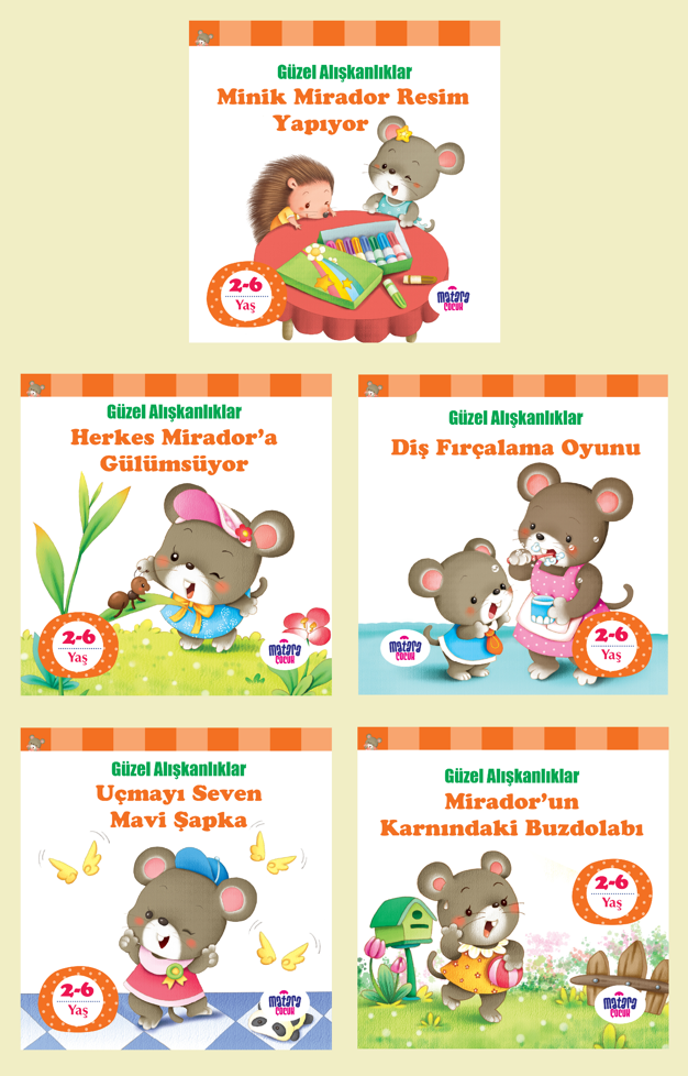 Küçük Mirador Güzel Alışkanlıklar Seti (5 Kitap) - Kolektif kitap kapağı
