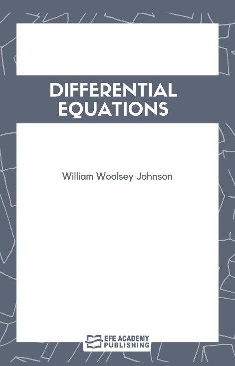 Differential Equations - William Woolsey Johnson kitap kapağı
