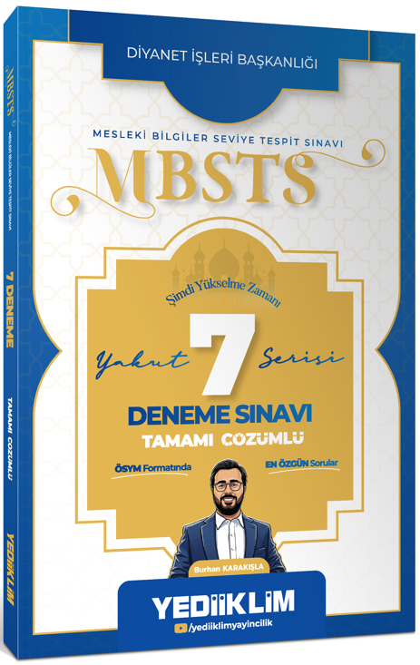 2027 MBSTS Yakut Serisi Tamamı Çözümlü 7 Deneme Sınavı - Burhan Karakışla kitap kapağı