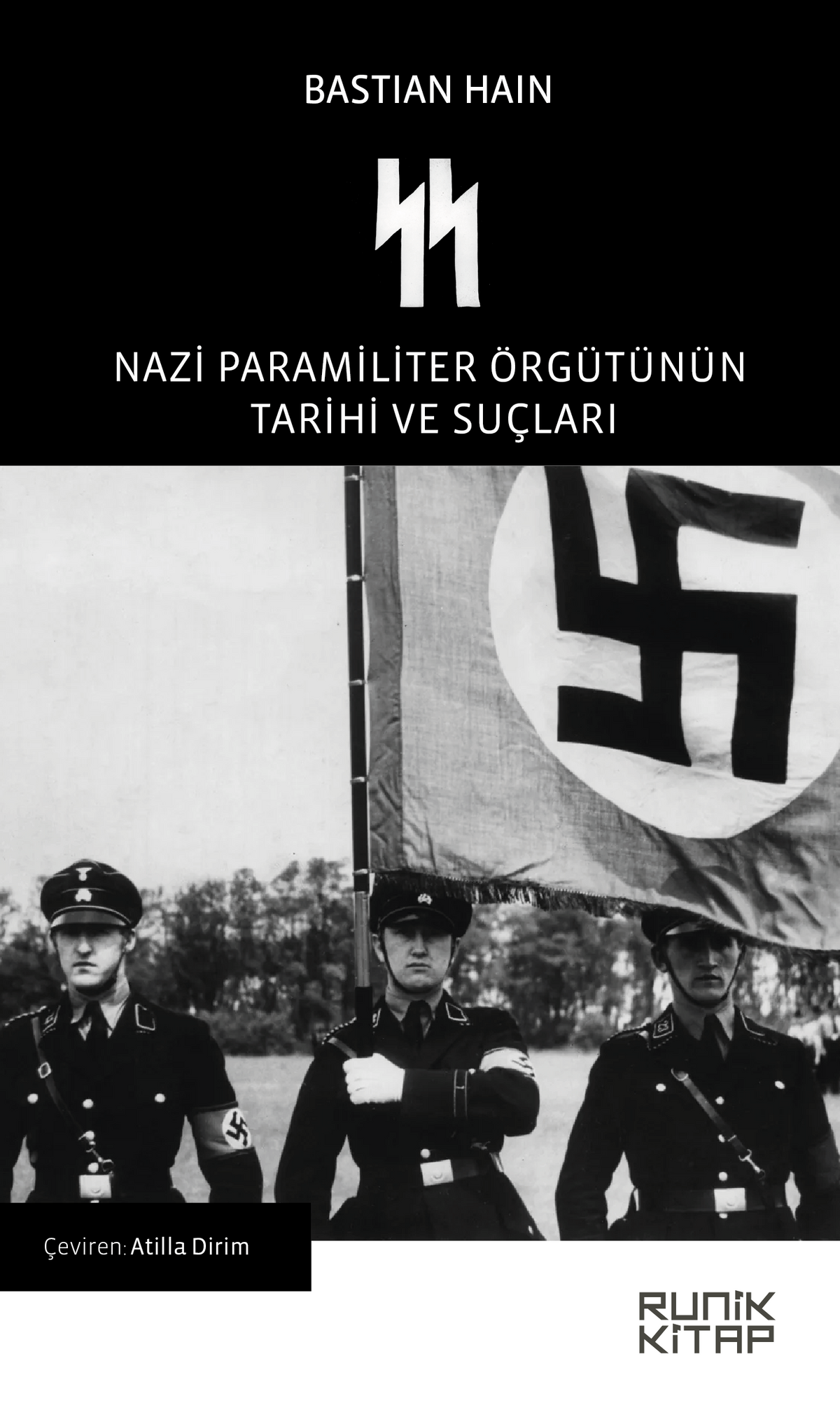 SS Nazi Paramiliter Örgütünün Tarihi ve Suçları - Bastian Hain kitap kapağı